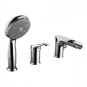 Смеситель врезной для ванны на три отверстия , хром ZZ Lemark Omega LM3145C