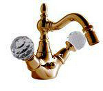 Смеситель для биде с поворотным изливом, с д/к, (цв.бронза),  ZZ Fima Carlo Frattini Elizabeth Chic F5092CBR