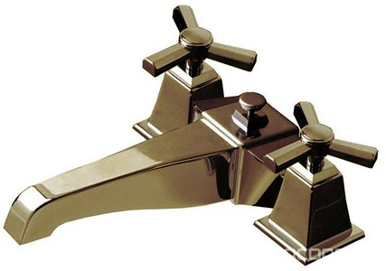 Смеситель для ванны, встраив. в борт, шланг, лейка, кронштейн в компл. (латунь)  ZZ Devon & Devon Time TIME233BОТ