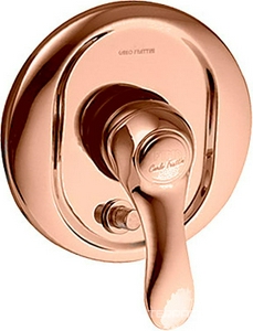 Смеситель для душа, встраиваемый в стену, с переключателем, (БЕЗ внутр.части арт.F3000), (цв. бронза),  ZZ Fima Carlo Frattini Lamp F3309Х2BR