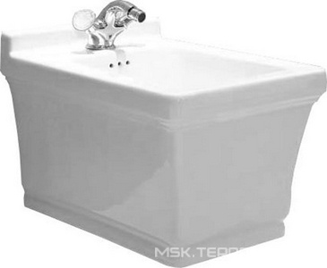 Биде подвесное 37х54см, с 1 отв. д/смесит., крепёж в компл. в компл.,  ZZ Oasis Lutetia OPT36