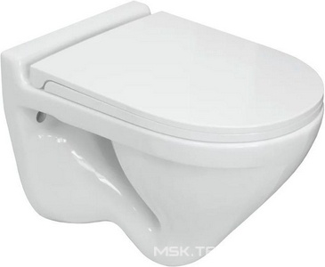 Унитаз подвесной Attica Luxe 490*380*340, крышка микролифт, без комплекта крепежа, белый Sanita Luxe Attica luxe WC.WH/Attica/DM/WHT.G/S1 / ATCSLWH0104