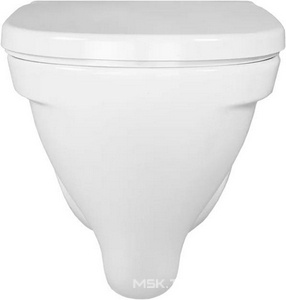 Унитаз подвесной Attica Luxe 490*380*340, крышка микролифт, без комплекта крепежа, белый Sanita Luxe Attica luxe WC.WH/Attica/DM/WHT.G/S1 / ATCSLWH0104