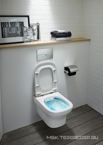 Унитаз подвесной VOX, безободковый, БЕЗ крышки-сиденья Jacob Delafon Vox EDM102-00