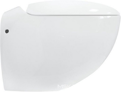 Подвесной унитаз "" с сиденьем дюропласт, микролифт Sanita Luxe Ringo WC.WH/Ringo/DM/WHT.G/S1 (RNGSLWH0104)