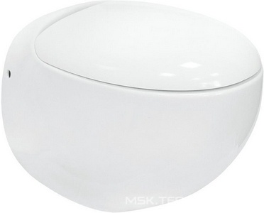 Подвесной унитаз "" с сиденьем дюропласт, микролифт Sanita Luxe Ringo WC.WH/Ringo/DM/WHT.G/S1 (RNGSLWH0104)