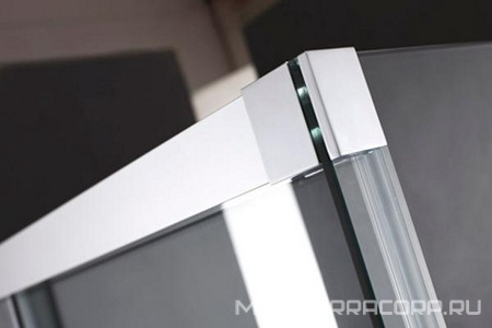 Дверь в нишу 1400(1375-1415)хh2000мм, Правая/Левая, сдвижная дверь, вход 650мм, (стекло прозр. 8мм, фурнит. цв.хром),  ZZ Cezares Premier Soft PREMIER-SOFT-W-BF-1-140-C-Cr-IV