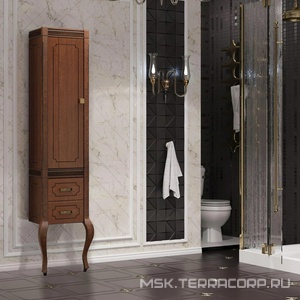 Пенал  напольный 395*1960*322 мм, левый, цвет орех ZZ Opadiris Фреско Z0000001821