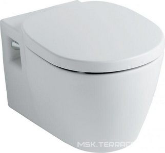 Унитаз подвесной Коннект 365*450*338, без крышки, белый ZZ Ideal Standard Connect E803501