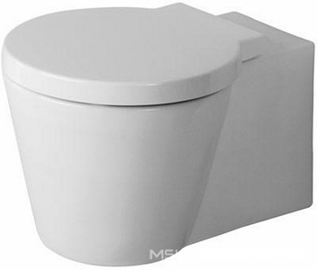 Унитаз подвесной, 410х575см, (без сиденья),  ZZ Duravit Starck 1 021009 00 64