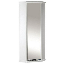 Шкаф угловой "ПРИЗМА-М", 284x284x862 мм,  левый, цвет белый глянцевый ZZ