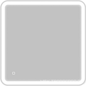 Зеркало 600x30x600мм, с встроенным по периметру светильником и сенсорным выключателем, 12W, 220-240V, BelBagno ZZ BelBagno Универсал SPC-MAR-600-600-LED-TCH