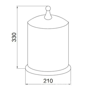 Ведро  напольное, бронза ZZ Boheme Medici 10608