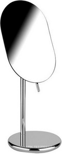 Зеркало косметическое настольное, (цв. хром),  ZZ Gessi Goccia 38188031