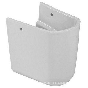 Полупьедестал (для раковин 450, 500мм), крепёж в компл., (цв. R2 Star white ceramicplus),  ZZ Villeroy & Boch Subway 2.0 724400R2