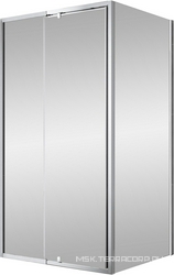 Душ.огражд.прямоуг.1100-1200х1000хh1950мм,распаш.дверь с непод.сегм.вход565мм и бок.стенкой,"Правое" петли справа,(ст.прозр.6мм,фурн/хром),Variante XX
