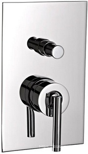 Смеситель для душа, с переключателем, встраиваемый в стену (цв. хром),  ZZ 3M Arche 0249 CC