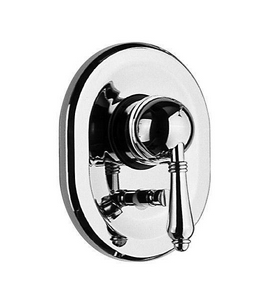 Наружная часть смес.д/д встраив. в стену, с перекл. (без внутр. арт.4060), (цв. хром, ручка El Capitan),  ZZ Nicolazzi Classico 3460 CR 75