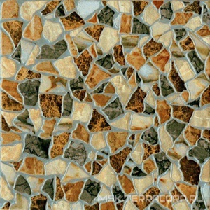 Керамогранит для пола М-Квадрат кельн Керамогранит  камни Объемный штамп33х33 Комбинированный 729862