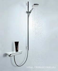 Смеситель (термостат) для душа, (цв.хром),  ZZ Hansgrohe Ecostat Select 13161000