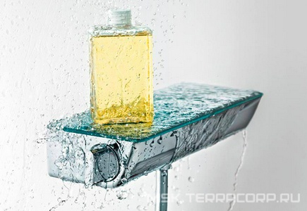 Смеситель (термостат) для душа, (цв.хром),  ZZ Hansgrohe Ecostat Select 13161000