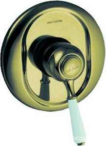 Смеситель для душа, встраиваемый в стену, с переключателем, (БЕЗ внутр.части арт.F3000), (цв. бронза),  ZZ Fima Carlo Frattini Bell F3369Х2BR