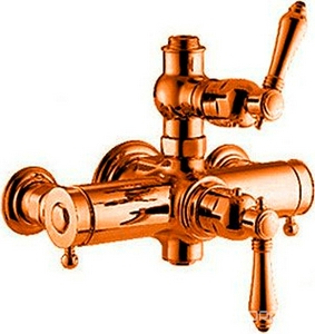 Термостат для душевой стойки, (цв.бронза/ручки El Capitan), Nicolazzi ZZ Nicolazzi Thermostatico 4917 BZ 69