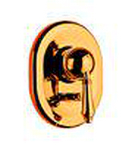 Наружная часть смес.д/д встраив. в стену, с перекл. (без внутр. арт.4060), (цв. бронза, ручка El Capitan),  ZZ Nicolazzi Classico 3460 BZ 75