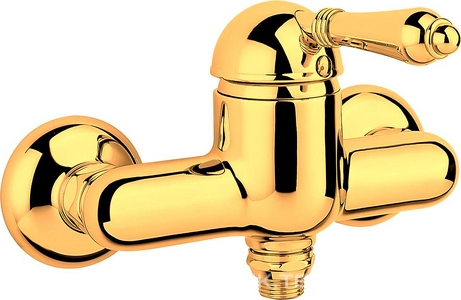 Смеситель для душа однорычажный (цв. латунь, ручка El Capitan),  ZZ Nicolazzi Classico 3405 GB 75