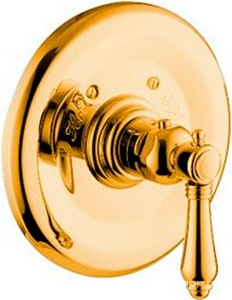 Смеситель для душа с термостатом (внешняя часть) для скрытого монтажа, (цв.гальван.золото/ручка ), Nicolazzi ZZ Nicolazzi El Capitan 4914 GB 69