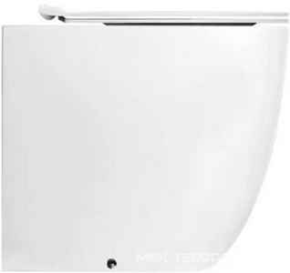 Унитаз 56х36,5см,приставной,монтаж с встр. в стену бачком или бачком арт.СЕ09/D 20,безободковый,(без сиденья), БЕЗ крепежа к полу арт.F 88,  ZZ Simas Vignoni VI 01