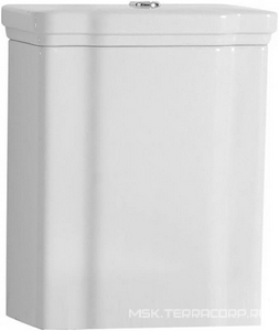 Бачок унитаза "Моноблок", подвод воды сзади, снизу справа, без механизма смыва арт.7509 хх,  ZZ Kerasan Waldorf 418101