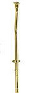 Труба соединительная для унитаза с "Высоким" бачком (цв.латунь),  ZZ Devon & Devon Etoile IB1043AG