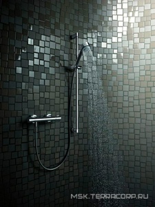 Смеситель для душа с термостатом, однорычажный, БЕЗ душ.гарн., хром Kludi Zenta 351000538