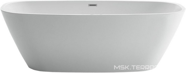 Ванна 1700x780xh600мм, акрил, отдельностоящая, БЕЗ перелива, пробка слива цв.хром в комплекте, BelBagno ZZ