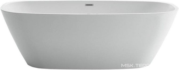 Ванна 1700x780xh600мм, акрил, отдельностоящая, БЕЗ перелива, пробка слива цв.хром в комплекте, BelBagno ZZ BelBagno Универсал BB72-1700-W0