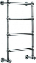 Полотенцесушитель 600(625)хh980х220мм, с аркой, подвод воды int.550мм, (цв.хром), краны, крепёж в компл., (ГВС, 6 bar) Margaroli 9-442/4/600 ZZ