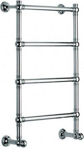 Полотенцесушитель 600(625)хh980х220мм, с аркой, подвод воды int.550мм, (цв.хром), краны, крепёж в компл., (ГВС, 6 bar) Margaroli 9-442/4/600 ZZ Margaroli Armonia 9-442/4/600 CR+арка