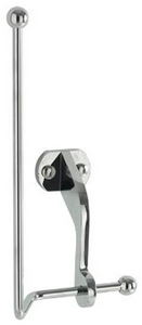 Держатель для запасных рулонов т/б, (цв.хром),  ZZ Kerasan Waldorf 742290