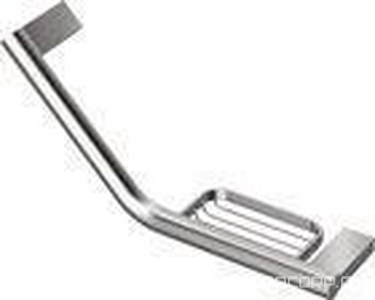 Поручень настенный для ванны, с мыльницей-решёткой, 450мм, (цв. хром),  ZZ Ideal Standard Connect A9160AA