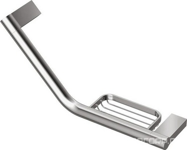 Поручень настенный для ванны, с мыльницей-решёткой, 450мм, (цв. хром),  ZZ Ideal Standard Connect A9160AA