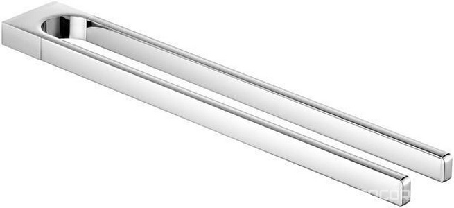 Полотенцедержатель двойной торцевой 450мм, (цв. хром),  Keuco Moll 12718 010000