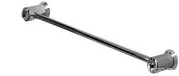 Полотенцедержатель 31/36см. (цв.хром) Okay Swarovski XX