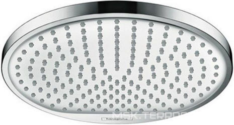 Верхний душ, лейка d240мм, 1 тип струи, (пластик цв. хром), Crometta S ZZ