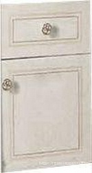 Шкаф дополн. для тумбы под раковину, 25,2х47см, выдв. ящик и распшн. дверь, петли справа, с внутр. ткан. обивкой, ручки цв. хром, Hermitage ZZ