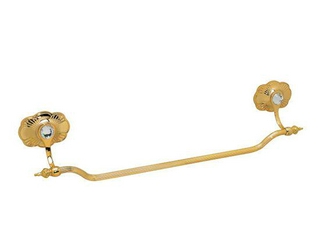 Полотенцедержатель 70х9хh16см, крепления в компл., (цв. золото) Margherita Z XXZ