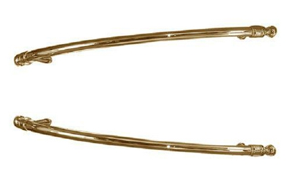 Полотенцедержатель для ванны (цв.золото) 2ШТ., Lineatre Z XXZ