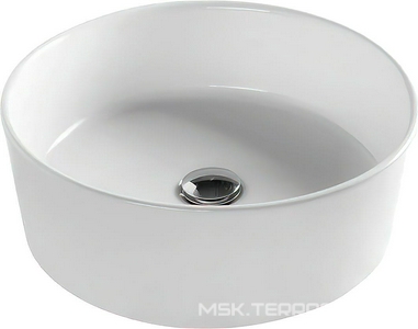 Раковина для установки под столешницу, (встраиваемая снизу) 440х440хh120(155)мм, круглая, без отв. для смесит., крепёж в компл.,  07:15 ZZ Hatria Happy Hour YXSP01