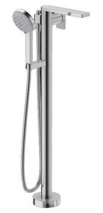 Смеситель для ванны/душа напольный , с установочным комплектом, аксессуарами, хром ZZ Jacob Delafon Composed E73087-CP