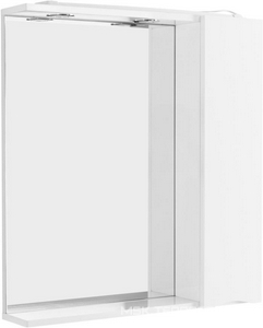 Зеркальный шкаф 900х150хh750мм, с распашной дверцей, подсветка LED 2x4W, R Правый,  BelBagno ZZ BelBagno Универсал MARINO-SPC-900/750-1A-BL-P-R